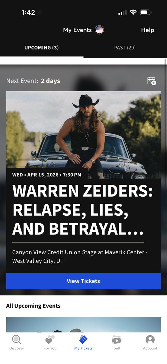 Warren Zeiders And Lakeview PIT Tickets