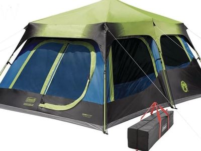 Coleman Instant Tent with 1-Minute Setup,10 Person