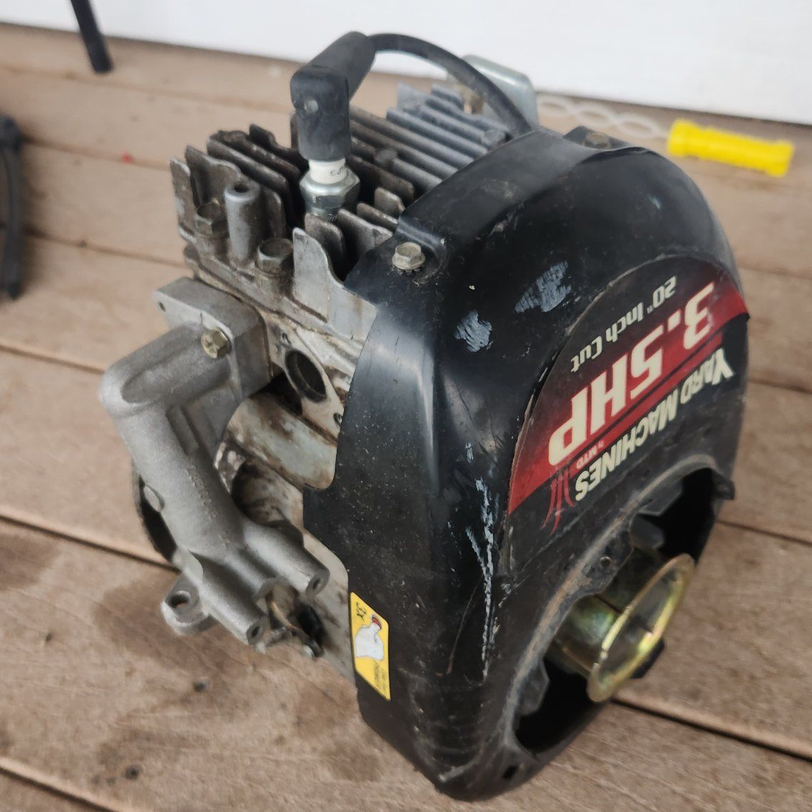 3.5 hp lawn mower engine and frame