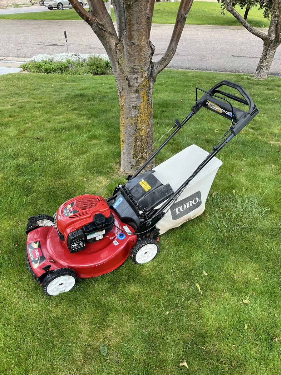 Toro personal pace lawnmower