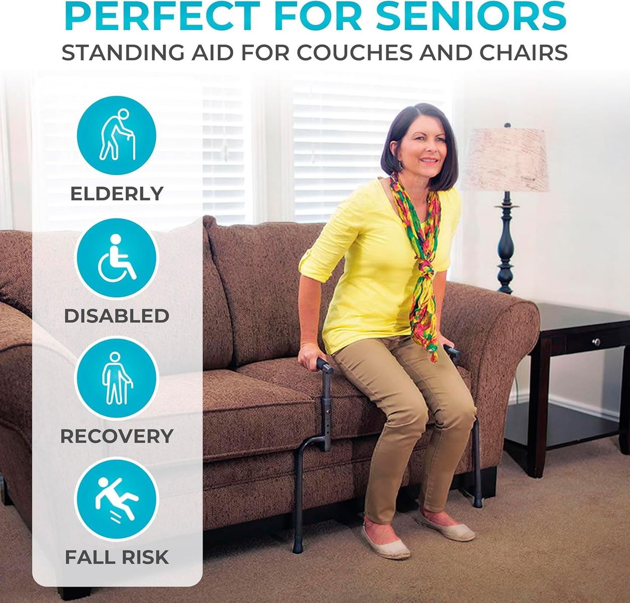 Able Life Universal Stand Assist, Chair Lift-Assist for Elderly, Grab Bar Standing Aid for Seniors, Daily Living Mobility Aid