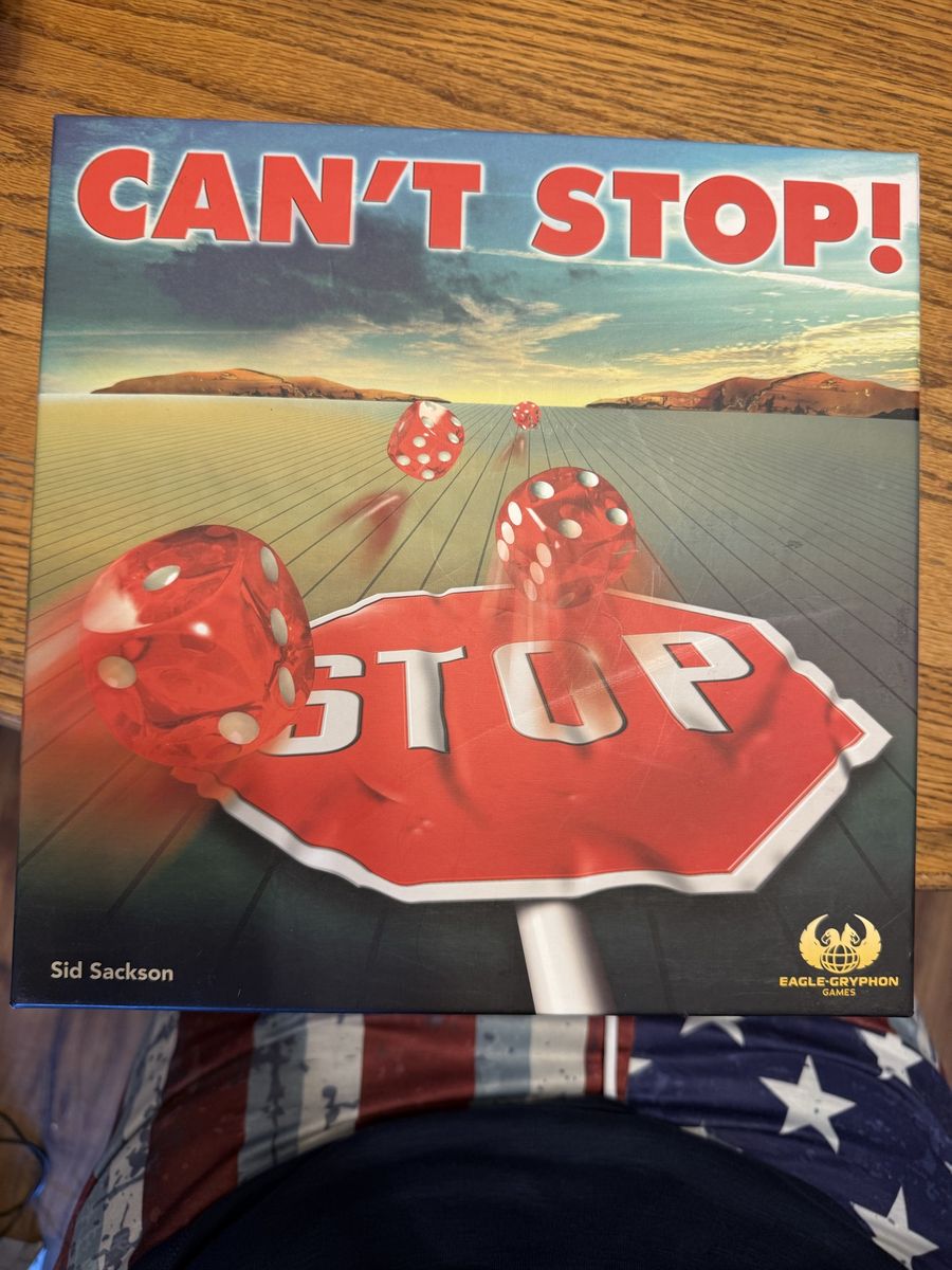 Can't Stop! Board Game by Sid Sackson - Eagle Gryphon Games, Ages 9+, 2-4 Players