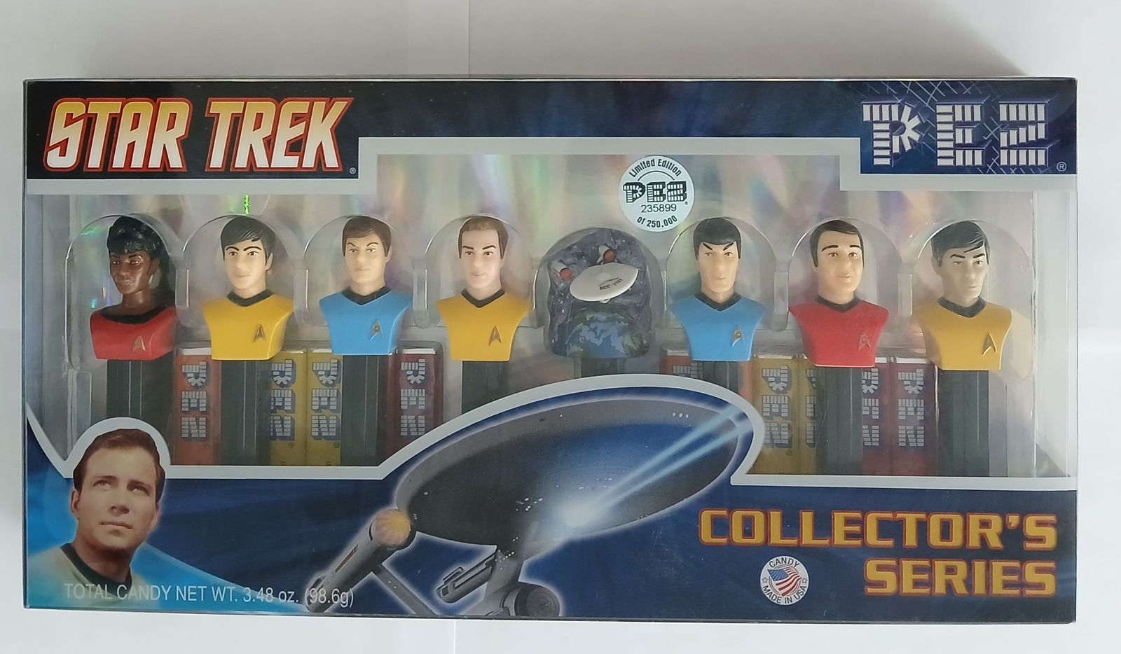 Star Trek Limited Edition Collector  PEZ, Collectors Series