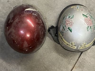 Motorcycle Helmets Half Shell Helmets Lot of Two