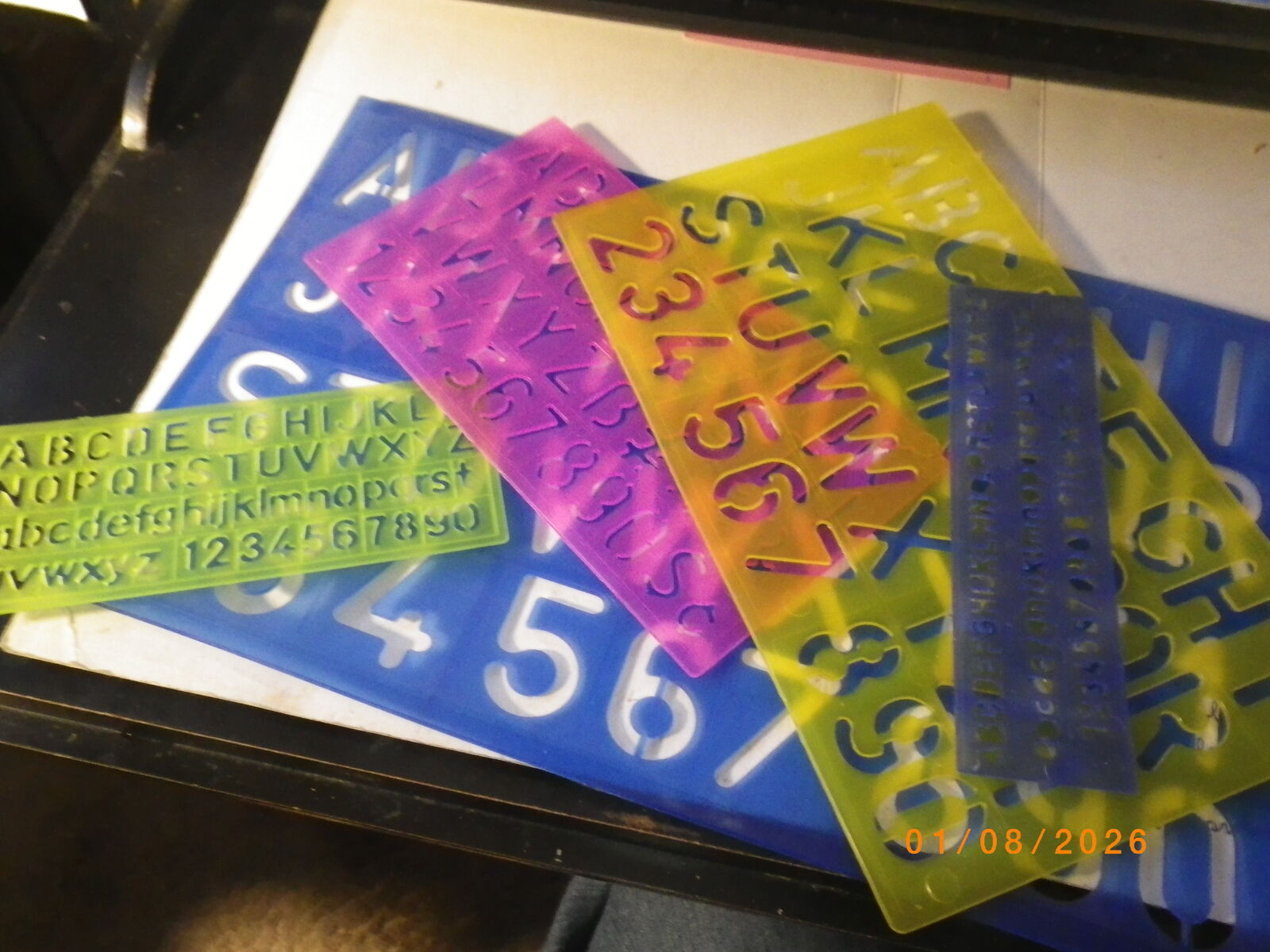 Stencils 1/4" - 1/2" - 3/4"- 1" - 1.5"