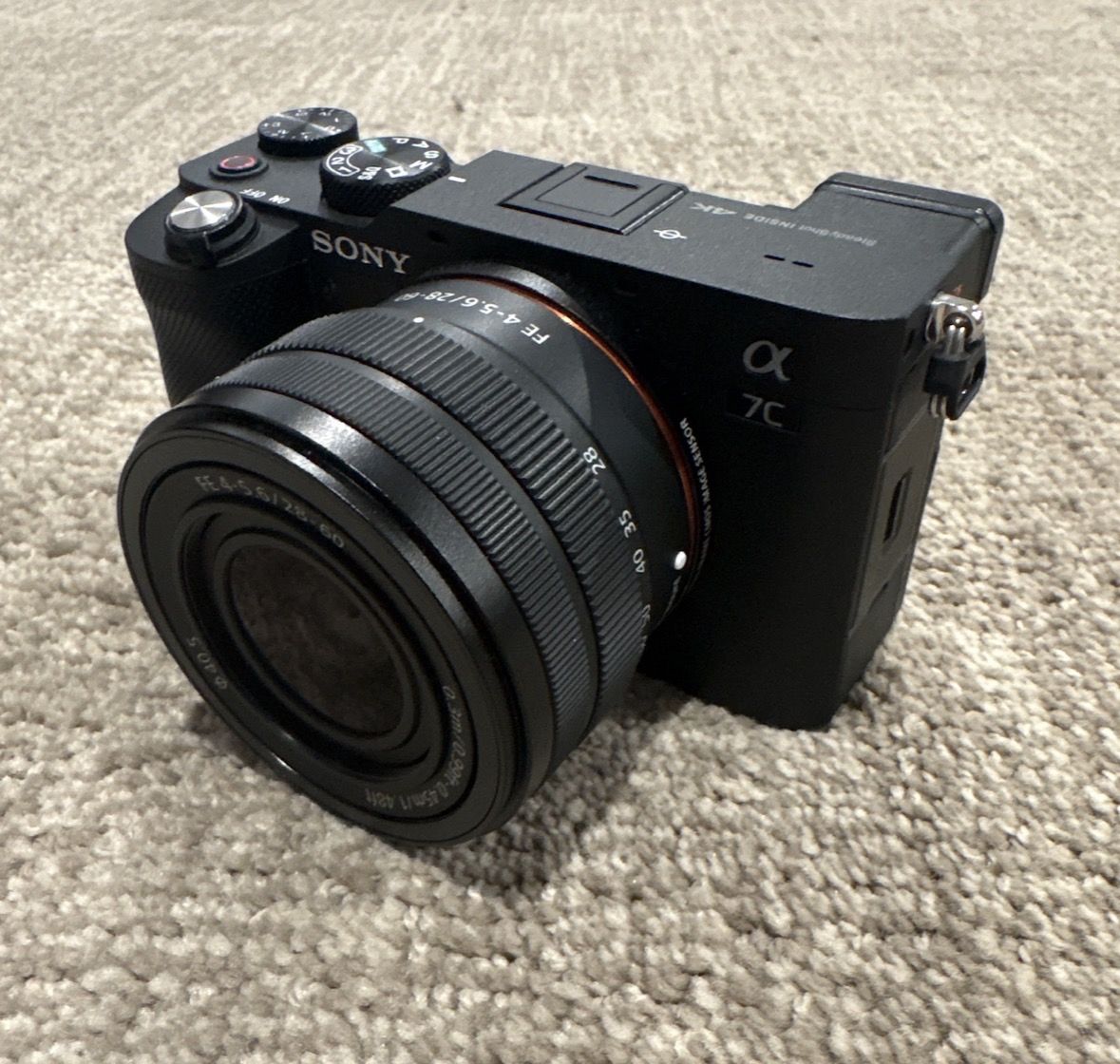 Sony a7c w/ 28-60 f4-5.6 lens