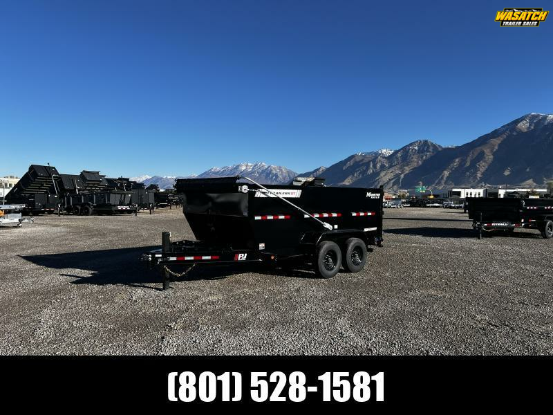 PJ Trailers 7x14 83" Low Pro Telescopic (DT1) Dump Trailer