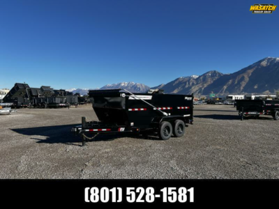 PJ Trailers 7x14 83" Low Pro Telescopic (DT1) Dump Trailer