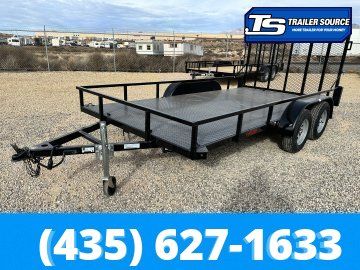7x14 Echo EA-14-15T Utility Trailer - 7K GVWR Full Steel Floor