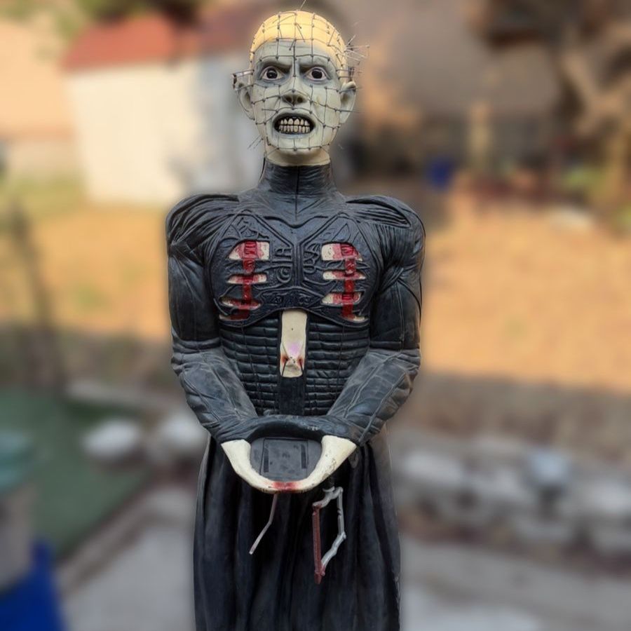 Life-Size Hellraiser Pinhead Halloween Prop – Rare / Discontinued