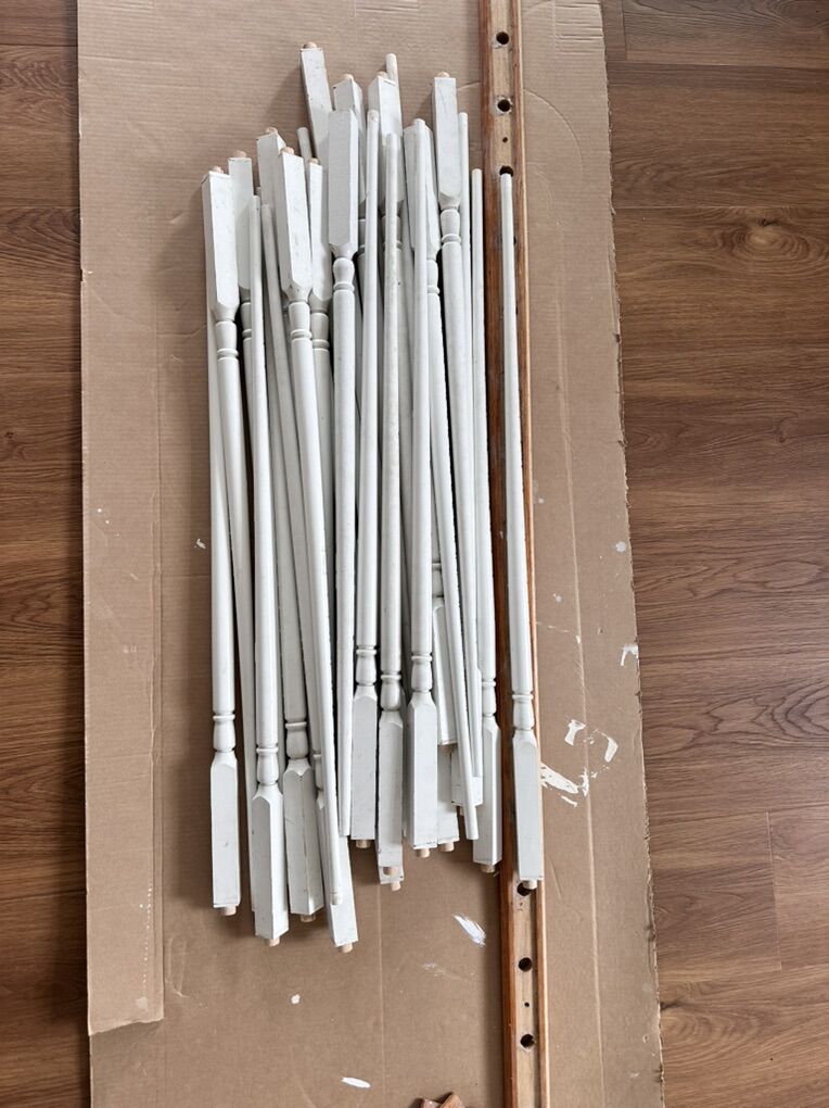 White Wooden Balusters