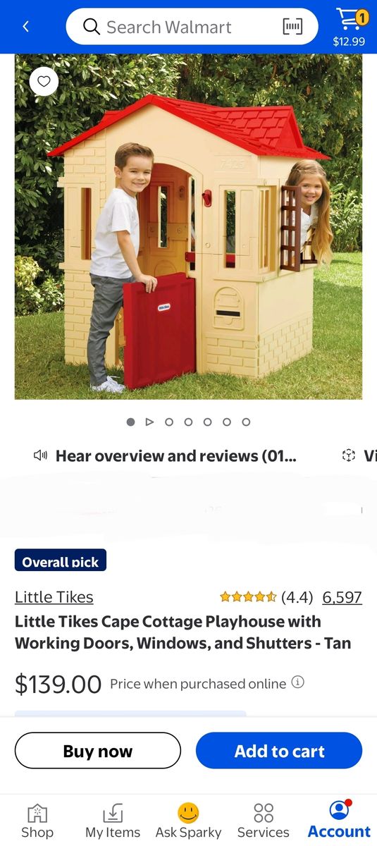 Little Tikes Cape cottage playhouse