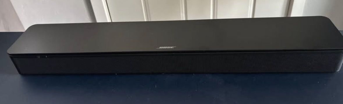 Bose TV Speaker Soundbar with Bluetooth, Compact and Clear Dialogue, Black