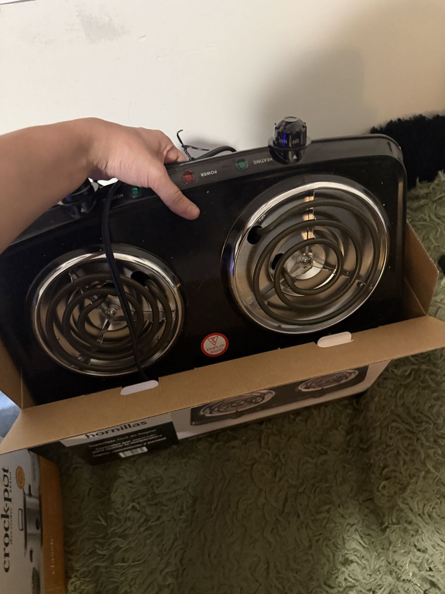 Electric double burner brand new