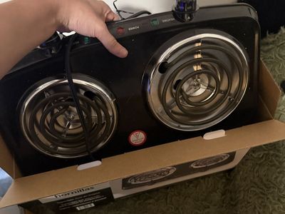 Electric double burner brand new