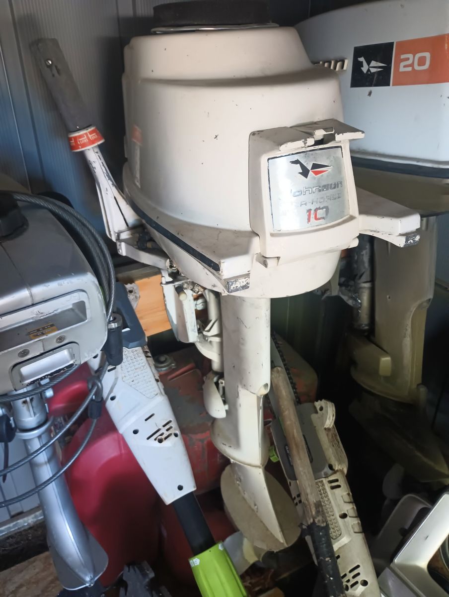 Old 10 HP Johnson Outboard