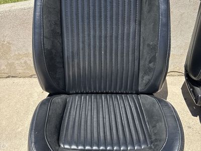 1968-1969 Ford Mustang TMI Sport R Upholstery & Seat Foam - Black, Auto Interior Set