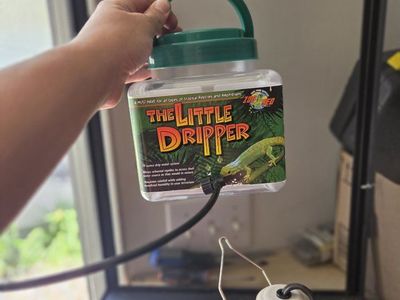 Zoo Med ReptiBreeze 16x16x30in Aluminum Screen Cage with The Little Dripper