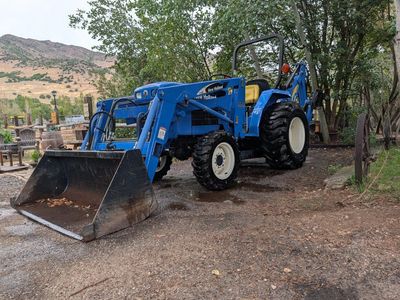 Ford New Holland 4x4 Diesel Tractor with Backhoe