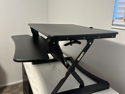 Black Desktop Standing Desk