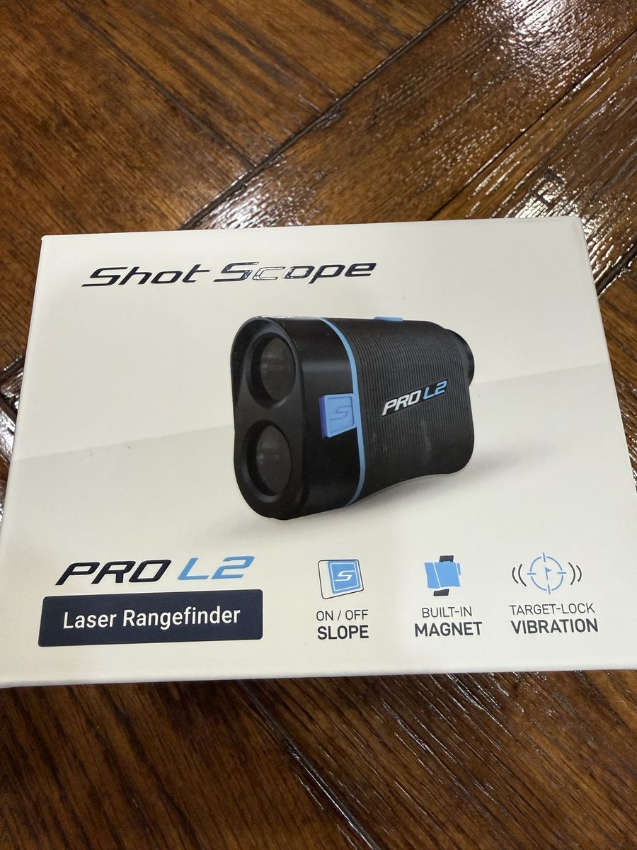 Shot Scope PRO L2 Golf Laser Rangefinder with Slope & Built-In Magnet - Blue