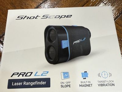 Shot Scope PRO L2 Golf Laser Rangefinder with Slope & Built-In Magnet - Blue
