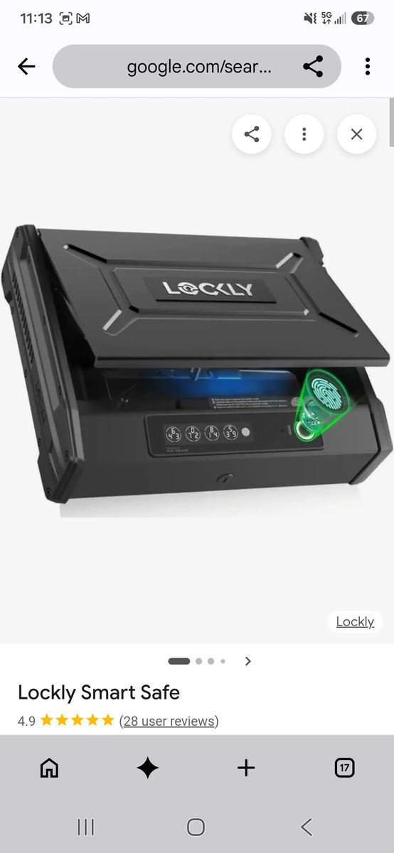 Lockly Biometric Smart Safe