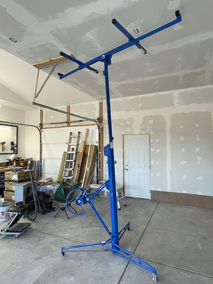 Drywall Panel Hoist Lift, Sheetrock Lift - 16ft - Blue