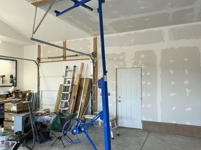Drywall Panel Hoist Lift, Sheetrock Lift - 16ft - Blue
