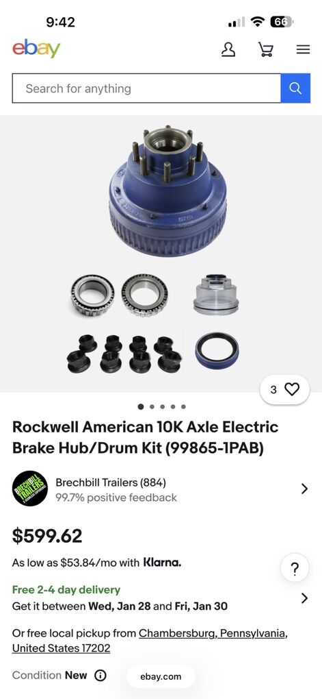 Rockwell American Brake Drum