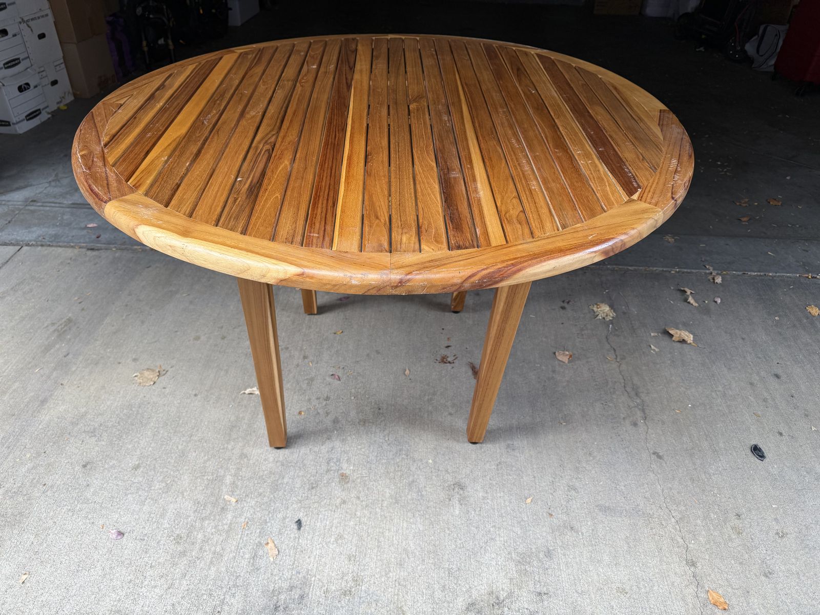 EcoDecors® Oasis® 48 Teak Wood Round Table