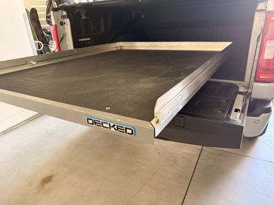 DECKED Cargo Glide Truck Bed Slide System - 49"x63" Easy Access, Good Condition