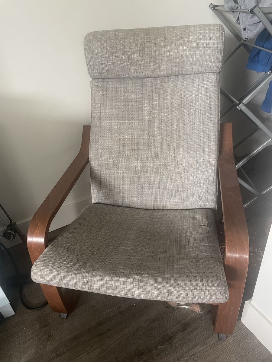 Gray IKEA Poang Chair