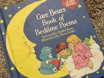 Care Bears Book of Bedtime Poems by Bobbi Katz - hardcover kids book - 1983