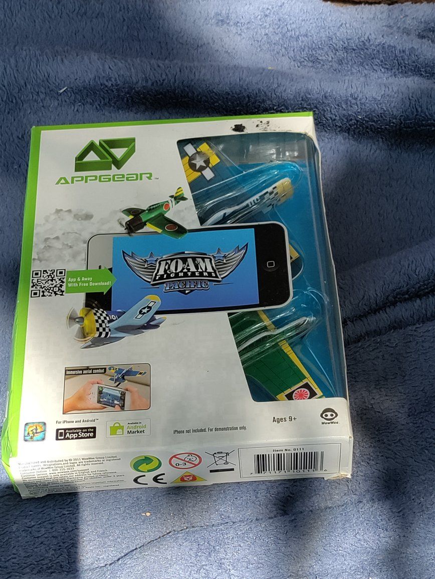 AppGear Foam Fighters Pacific AR Game for iPhone/Android by WowWee - New, Ages 9+