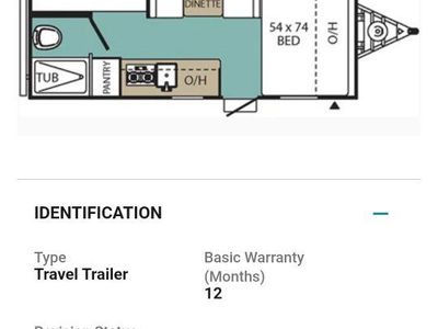 2019 Coachmen Viking Single Axle 17BH ($14,000)