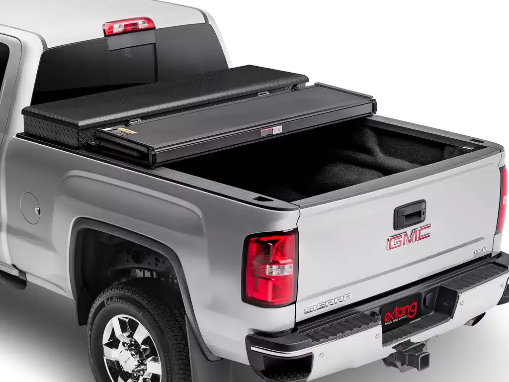 Silverado/Sierra Toolbox Hard Folding Truck Bed Tonneau Cover