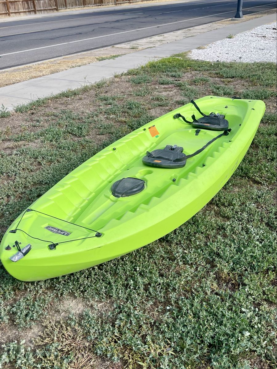Lifetime Tandem Kayak Sit-On-Top Blue with Seats and Paddles