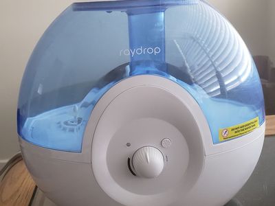 Raydrop Cool Mist Humidifier Blue and White