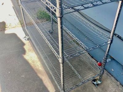 Metal Shelves on Casters