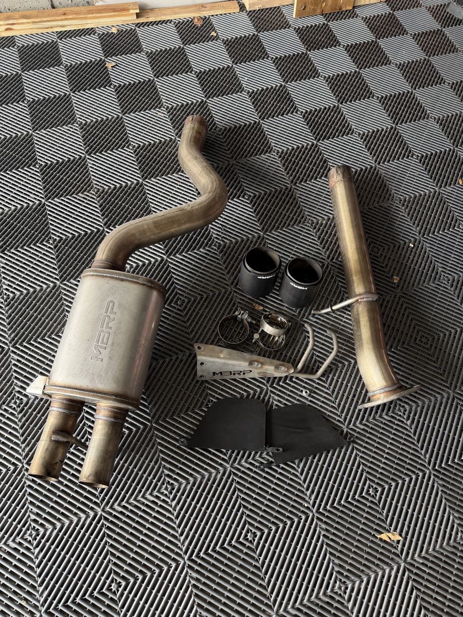MBRP 3" T304 Stainless Steel Cat-Back Exhaust for 23-26 GR Corolla w/ Carbon Fiber Tips