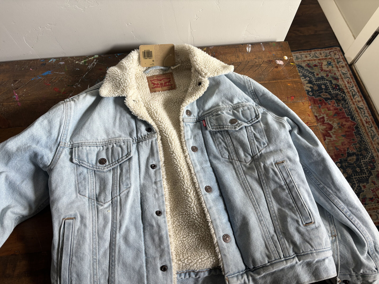 Levis ex boyfriend trucker jacket   Womens - Small