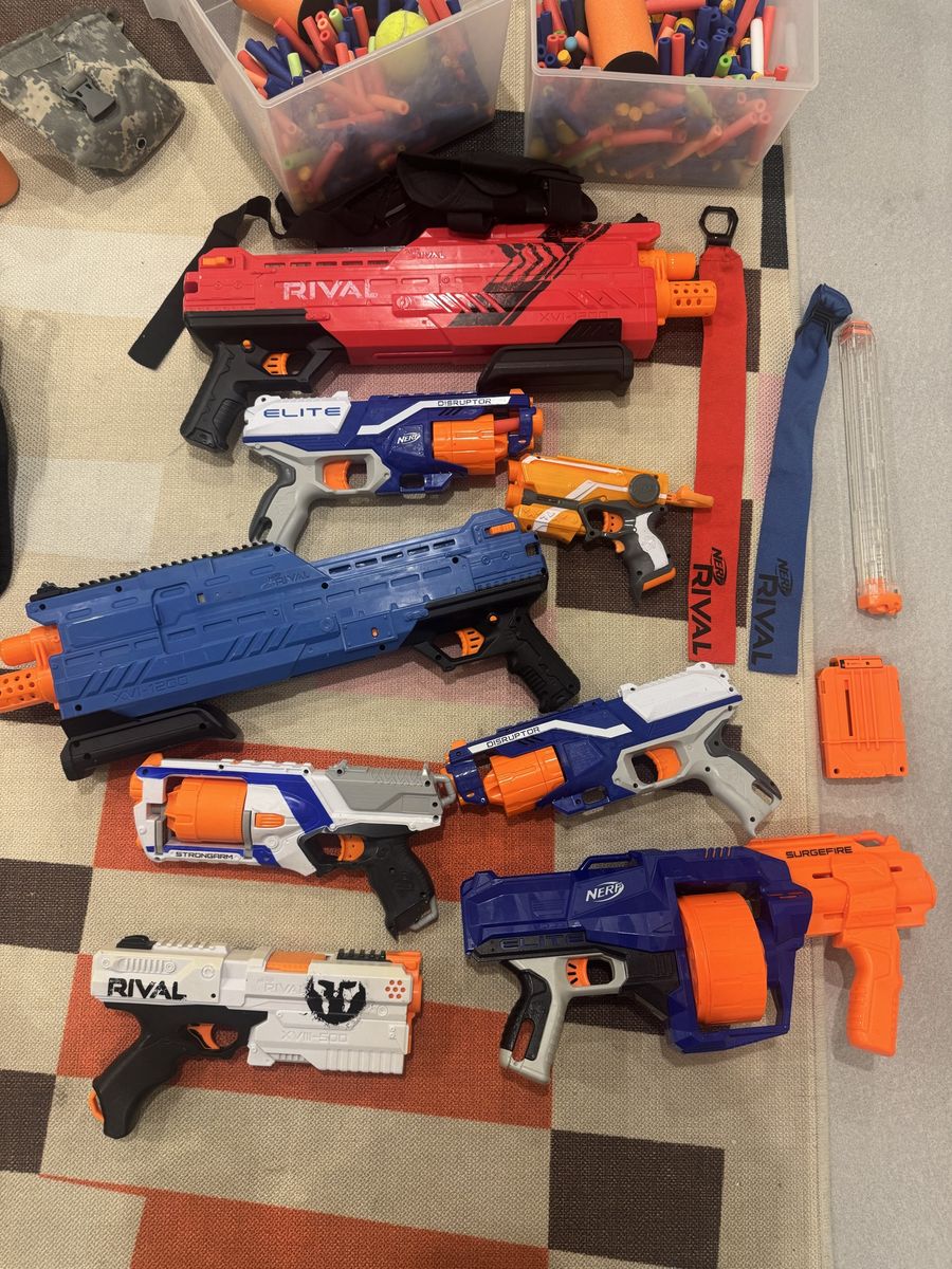 Nerf guns!! 