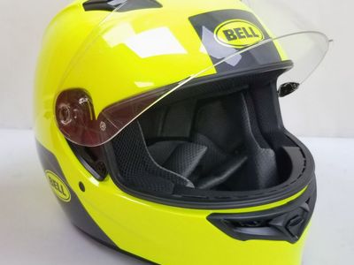 Bell PS Qualifier Clip Yellow 3XL DOT Certified Helmet (36975-005-3XL-L-R1-S2)