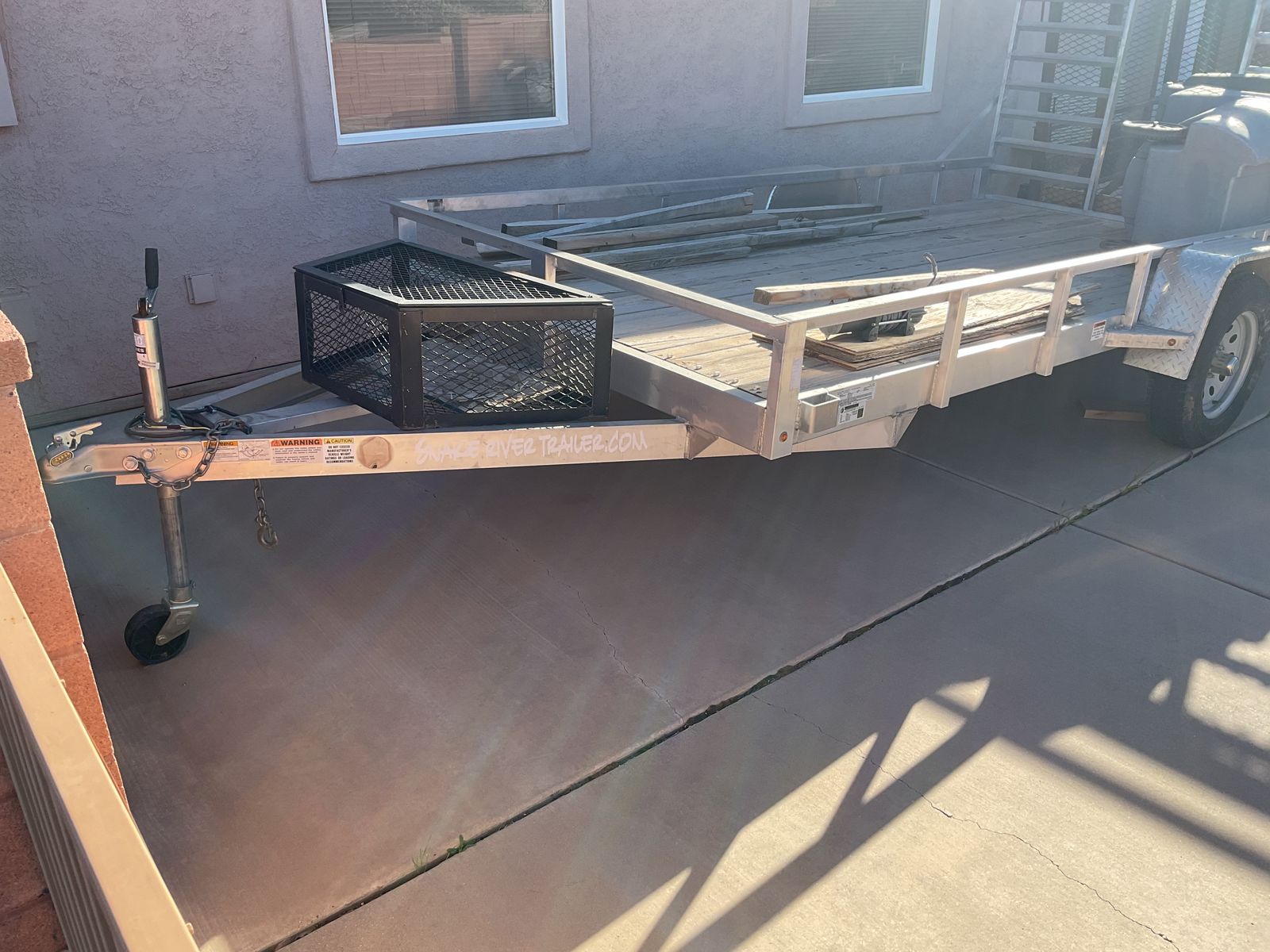 12x6 Snake River utility trailer