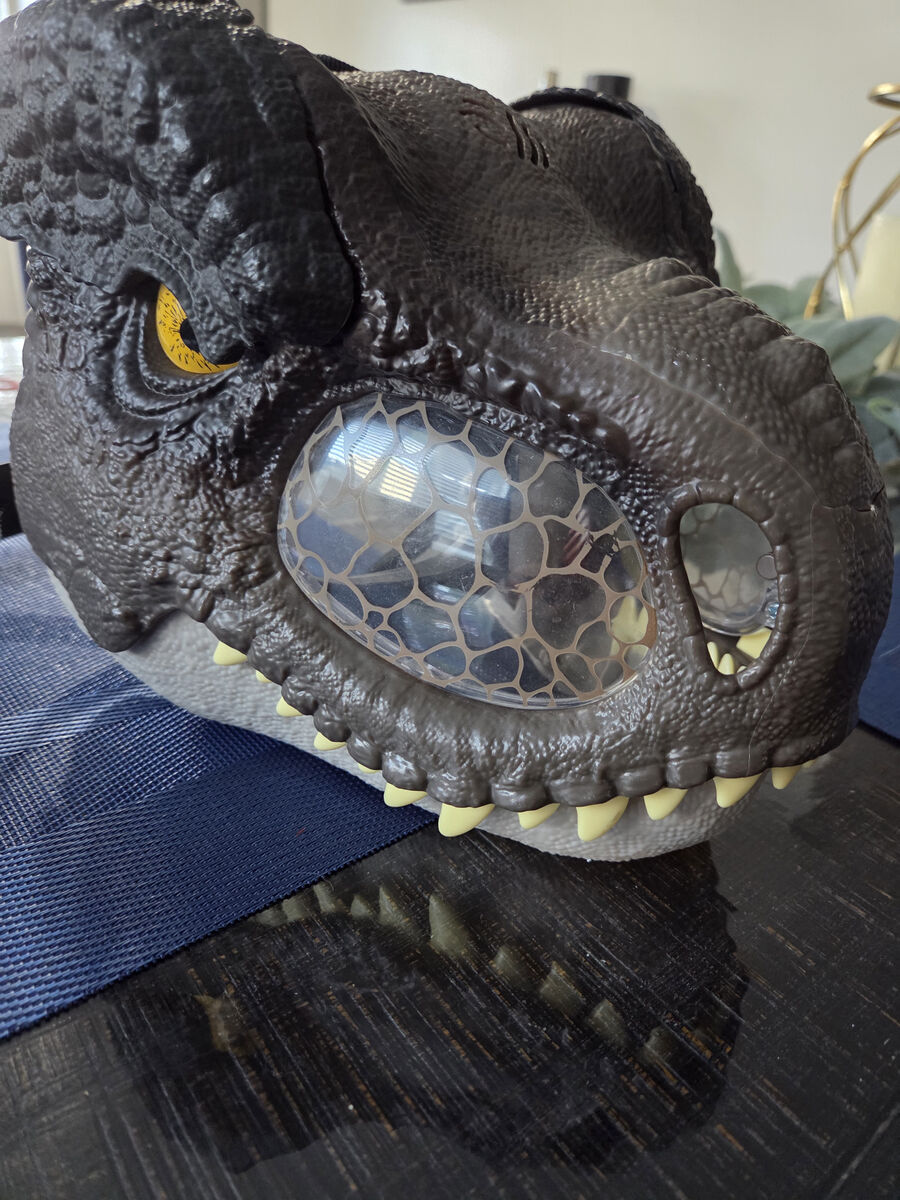 Jurassic World Dominion Chomp n Rose Tyrannosaurus T Rex Dinosaur Mask