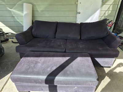 couch and ottoman