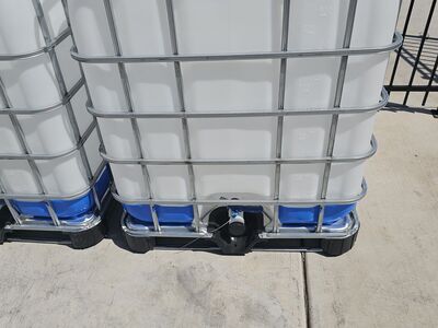 IBC 275 gallon water tank **Food-Grade** Clean and sanitized available