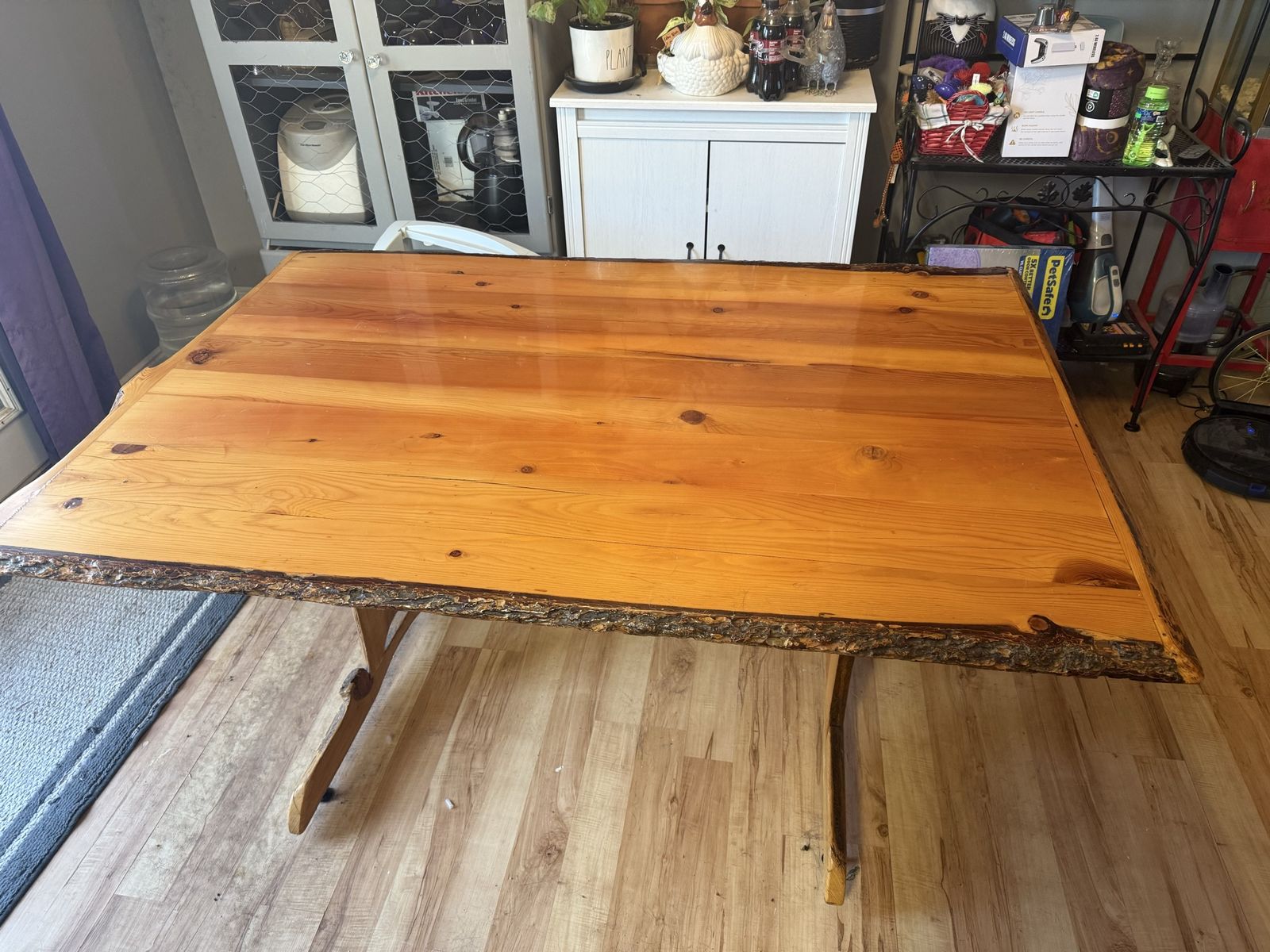 Handmade wood table