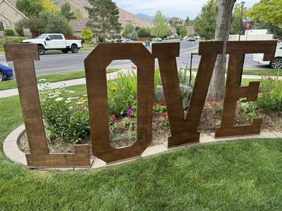 LOVE sign letters for sale